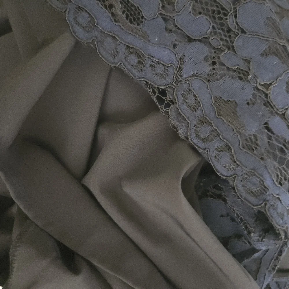 Tahari Navy Lace Dress - Picture 11 of 12